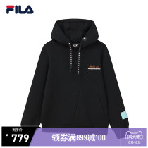FILA × MIHARA Filo women hooded sweater 2021 Autumn New knitted hooded top women