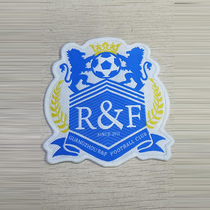 18 19 years of Chinese Super Council Guangzhou R & F player version hot stamping team emblem embroidery team logo spot fan supplies around