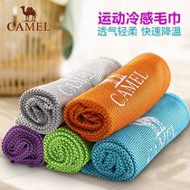 Camel men and women cold towel professional sports outdoor fitness leisure soft quick dry sweat absorption yoga towel cold cold