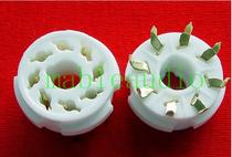 New ceramic gold foot 8 foot electronic tube holder GZC8-Y-G for KT88 6550 EL34 and other electronic tubes