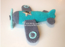 Crochet doll diagram aircraft passenger aircraft Chinese electronic diagram non-finished product without video wool diy