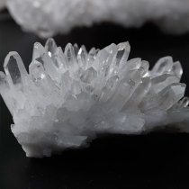 Pure natural white crystal crystal cluster original stone ornaments spot degaussing anti-radiation town house house fortune live customer service