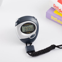 Stopwatch electronic movement gear learning timing track and field training running watch time week date alarm clock single row double memory