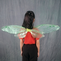 Childrens elf simulation dragonfly wings ancient wind to serve the gods to make butterfly fine hair ornaments eight-color moth photo props