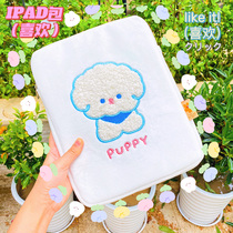 Milkjoy bear ipad bag cute 11 inch 10 5 inch 9 7 inch inner bag ins girl tablet bag