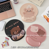 Cartoon couple bear office thickened mouse pad wrist pad wrist pad mouse pad keyboard pad hand rest
