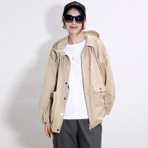 NZ Light Luxurious Casual Light Sensation Profile Small Subka Its Color Tandem Cap Windsuit Woman Short jacket 2022 Spring new
