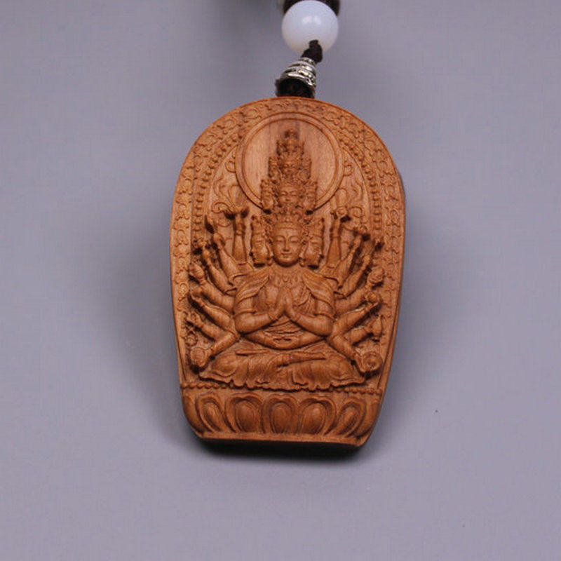 The patron saint of the 12th zodiac of old honolulu wood carvings has listed eight scented wood carving pendants of the Buddha of the Buddha life