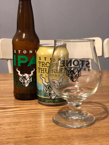 STONE American Boulder special craft beer glass hiccup mile spicy with the same goblet IPA pint cup fixed LOGO