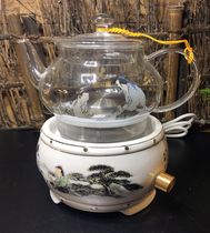 Tao Ran stove lotus seat side hand health electric kettle purple sand teapot kettle anti-scalding tea set Tea stove