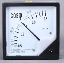 Yangtze River instrument 6L2 power factor meter COS φ 100V 220V 380V 5A pointer type