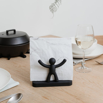 umbra Nordic creative tissue rack desktop vertical roll paper holder kitchen paper oil-absorbing paper hanging shelf-free