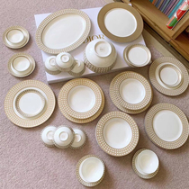 Dior tableware 33 high bone china 18k matte gold mineral dye