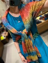 JN Meatball Mother Japan Bunzaburo Tie-dye Gradient Scarf Shawl