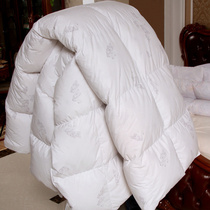  Cotton duvet 95 white goose down quilt winter quilt thickened to keep warm five-star hotel double winter quilt core