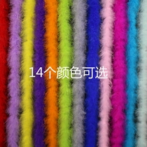 diy color feather strip clothing accessories feather scarf feather feather velvet strip wedding Christmas bar Performance Materials