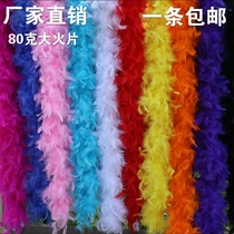 Thickened fire chip feathers Turkey hair clothing lamps stage decoration diy feather material