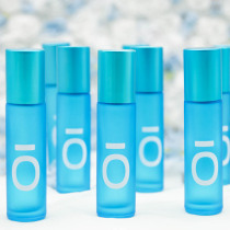 (8 bottles)Colorful essential oil ball glass sub-bottle sample perfume bead spray empty bottle avoid light and portable