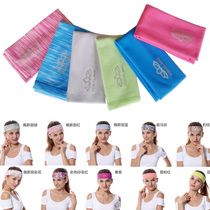 Youkalian new yoga dynamic headscarf sports hair band fitness headdress sweat absorption high-end hair Ring women