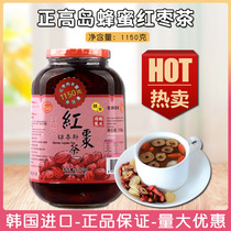 Zhengkaodao red jujube tea sauce 1150G Korea imported jujube fruit jam fruit flower tea milk tea winter drinking