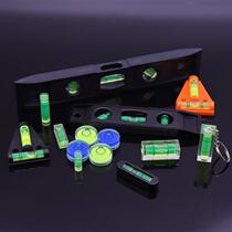 Durable square round cylindrical horizontal bubble green light Small horizontal ruler Mini level adjustment balance universal
