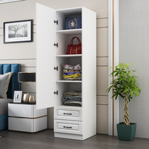European style single door wardrobe economical household narrow cabinet children storage balcony cabinet beauty salon change wardrobe rental