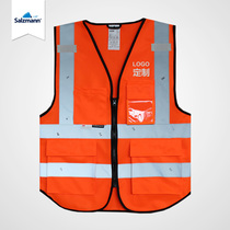 Safe 3M reflective vest safety air - breathable traffic construction night sanitation takeaway car to drive custom vest