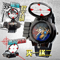 Childrens watch Boy Conan infrared laser child student trend gift cartoon animation toddler electronic watch