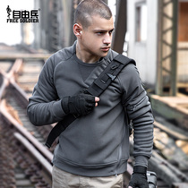Free Soldier Grip Suede Men Spring Summer Plus Suede Thickened Rocking Grain Flannel windproof and warm outdoor cover with undershirt