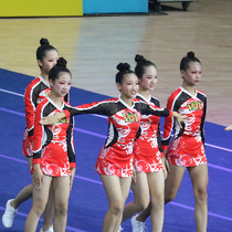 Custom La La exercise suit Cheerleading costume Aerobics costume Gymnastics suit suit adult new 19 female male