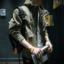 2022 spring and autumn casual work jacket men loose tide brand ins size top spring trend versatile coat tide tide