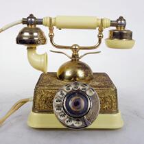 BRASSPARLOR ROTARY dial dial telephone French reflux dial Normal operation Nostalgic style decoration