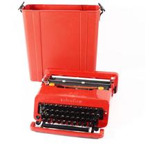 Western antique vintage typewriter Italian OLIVETTI VALENTINE lover typewriter 8