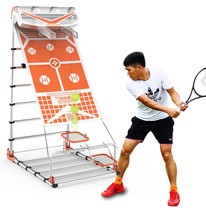 Folding tennis trainer trainer tennis bounce net swing fitness trainer ball machine tennis trainer