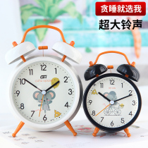 Cartoon high volume alarm clock mute student bed creative personality lazy child clock luminous alarm clock
