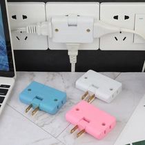 Ultra-thin converter wireless one-turn three-point socket against the wall expansion power conversion plug TV cabinet plug