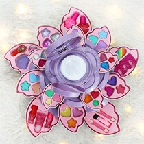 Childrens cosmetics toy set non-toxic girl girl birthday gift Princess House makeup box washable