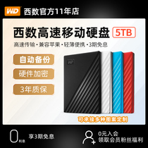 (delivery package) Fast shipping) WD Western Digital Mobile Hard Disk 5t Encryption My passport High speed USB3 0 West Number of 5tb Mechanical hard disks Large capacity PS4 5 tours