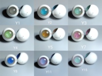 ob11 glass eye beads movable eyeball 8mm 10mm Black Pearl colorful Star eye spot