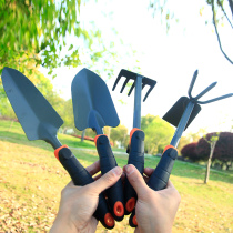 Thickened gardening tool set small shovel hoe planting loosening soil rake planting flower artifact gardening Sea