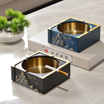New Chinese ashtray household living room trend creative ornaments office high-end coffee table personalized ashtray customization