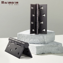 Famous door silent hinge hinge hinge cabinet stainless steel wooden door thick heavy duty toilet invisible bearing 4 inch hinge