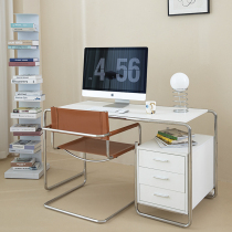 Bauhaus desk Nordic Net red ins Wind minimalist computer desk studio desk middle ancient single writing table