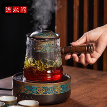 Electric pottery stove cooking teapot Household tea pot Automatic cooking tea stove set Glass tea maker Boiling water tea kettle