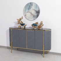 Foyer entrance hall cabinet simple modern light luxury marble entrance living room art house decoration Cabinet sideboard cabinet