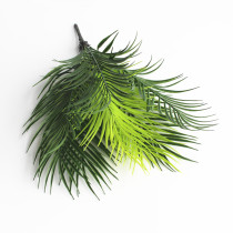 Simulation flower fake flowers green plant flower arrangement plant accessories grass wedding celebration wedding decoration floral plastic iron leaves