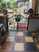 European and American iron art into the outdoor door into the door security door courtyard door garden door garage villa door Double open door