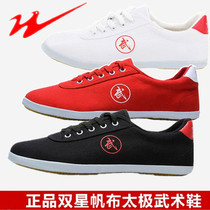 Double star sneakers martial arts shoes canvas shoes training shoes exercise shoes Ox Tendons for men and women children breathable light lazy people