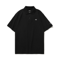 Li Ning POLO shirt male clothing summer new pure cotton breathable flap sports casual short sleeve T-shirt blouses APLR013
