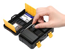 Single-anti-camera memory card box containing box memory card accommodating pack SD CF TF XQD protective case finishing digital